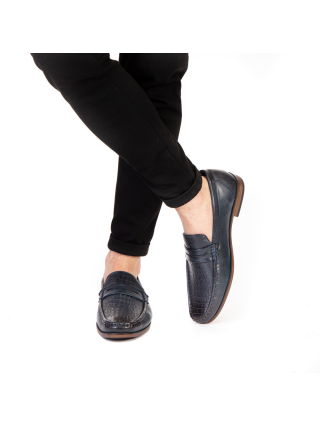 Έκπτώσεις, Ανδρικά παπούτσια Lister σκούρο μπλε - Kalapod.gr